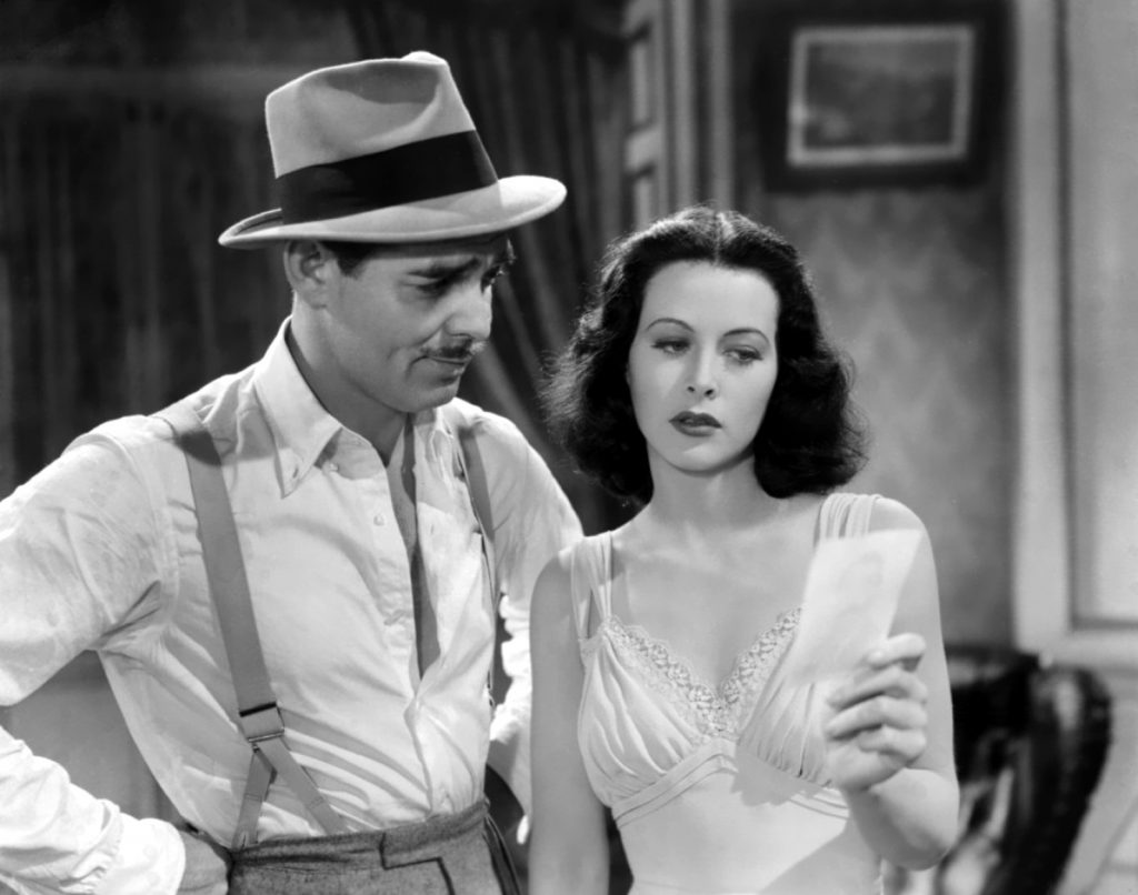 Hedy Lamarr & Clarke Gable